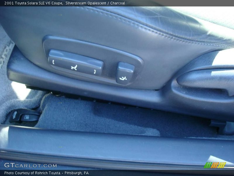 Silverstream Opalescent / Charcoal 2001 Toyota Solara SLE V6 Coupe