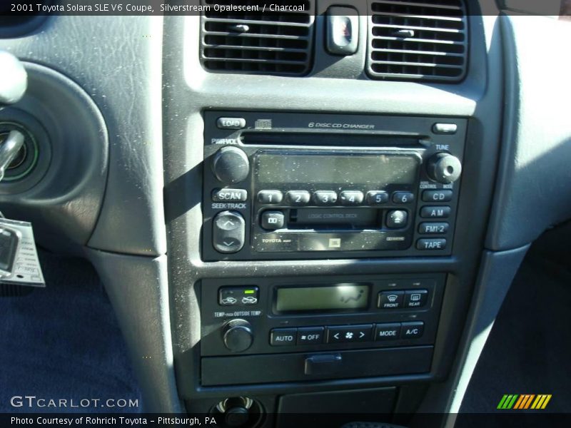 Silverstream Opalescent / Charcoal 2001 Toyota Solara SLE V6 Coupe