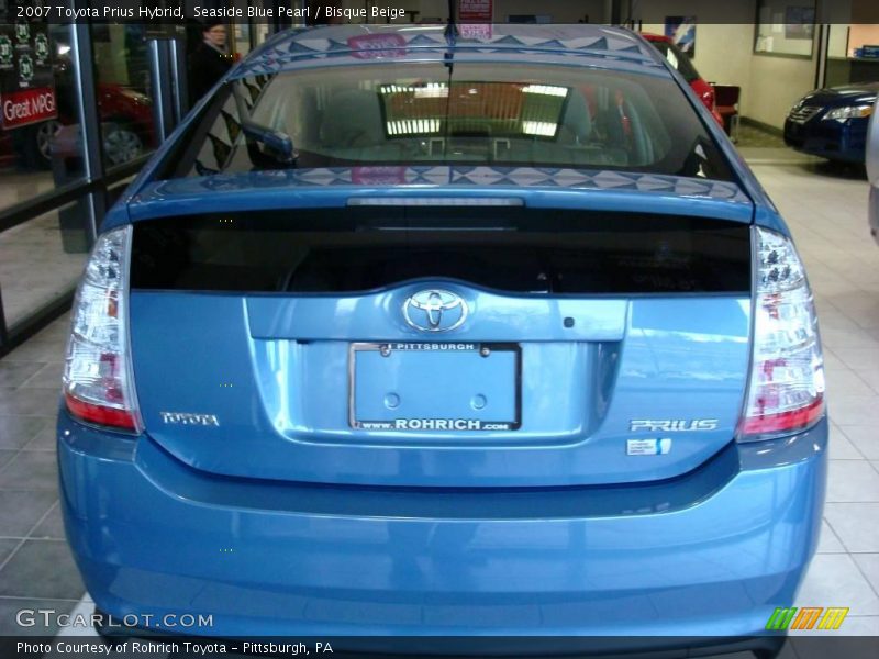 Seaside Blue Pearl / Bisque Beige 2007 Toyota Prius Hybrid