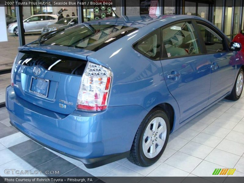 Seaside Blue Pearl / Bisque Beige 2007 Toyota Prius Hybrid