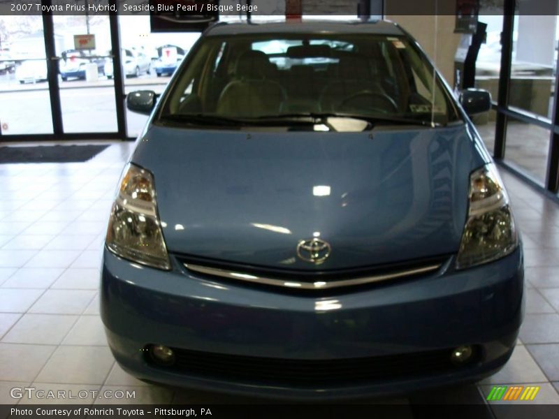 Seaside Blue Pearl / Bisque Beige 2007 Toyota Prius Hybrid