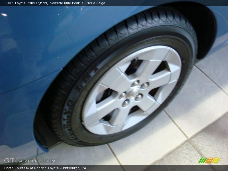Seaside Blue Pearl / Bisque Beige 2007 Toyota Prius Hybrid