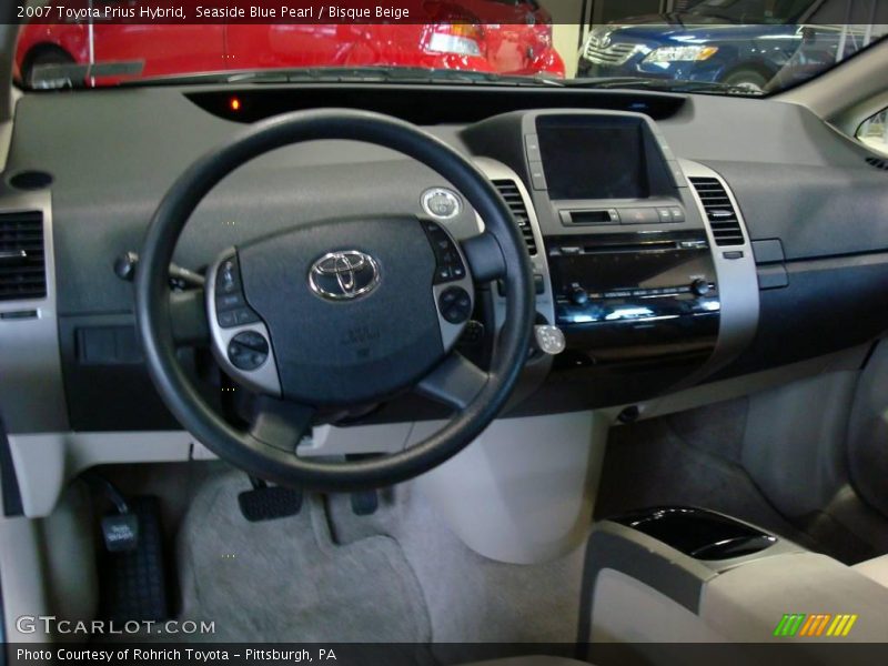Seaside Blue Pearl / Bisque Beige 2007 Toyota Prius Hybrid