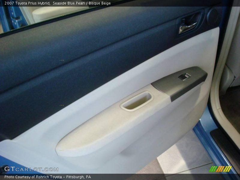 Seaside Blue Pearl / Bisque Beige 2007 Toyota Prius Hybrid