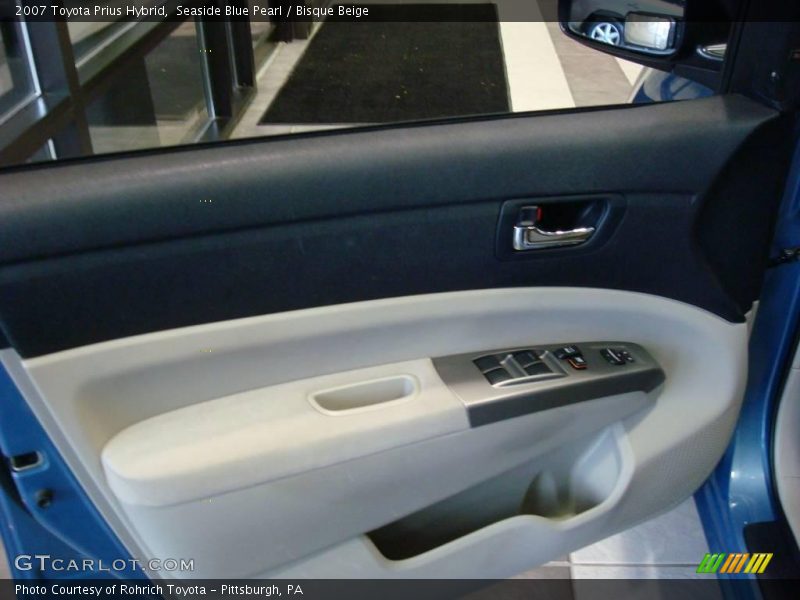 Seaside Blue Pearl / Bisque Beige 2007 Toyota Prius Hybrid