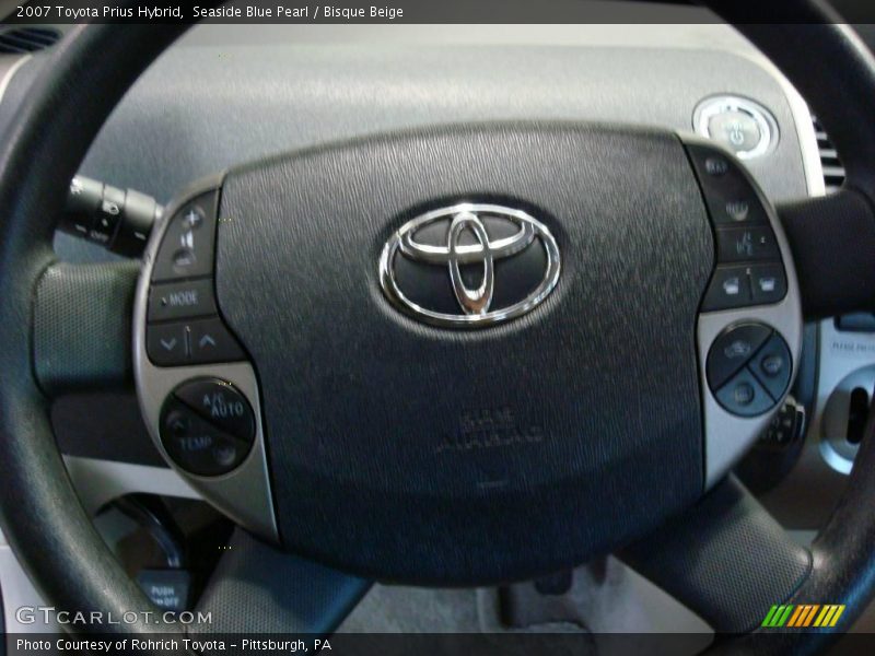 Seaside Blue Pearl / Bisque Beige 2007 Toyota Prius Hybrid