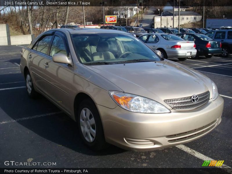 Desert Sand Mica / Taupe 2003 Toyota Camry LE