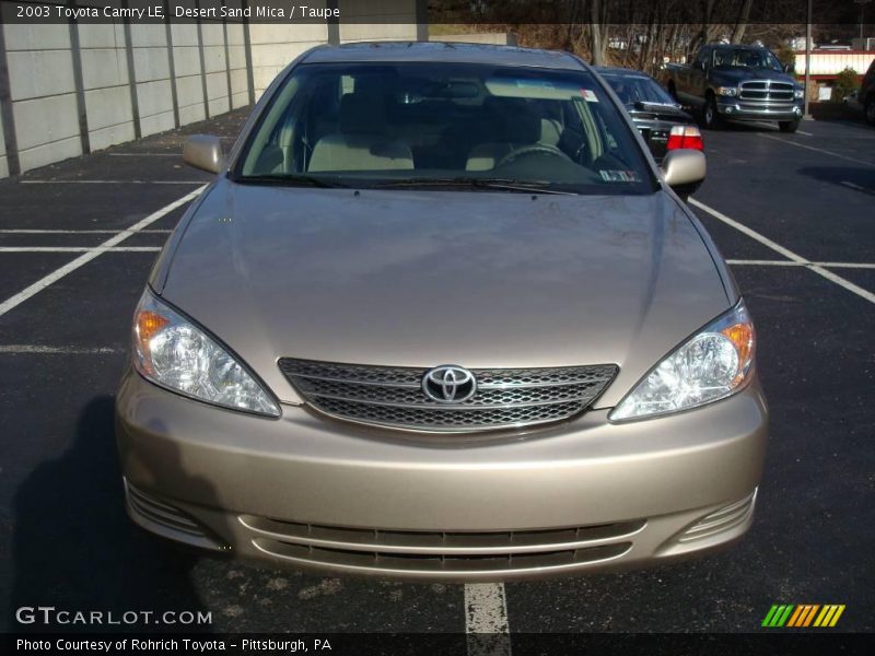 Desert Sand Mica / Taupe 2003 Toyota Camry LE