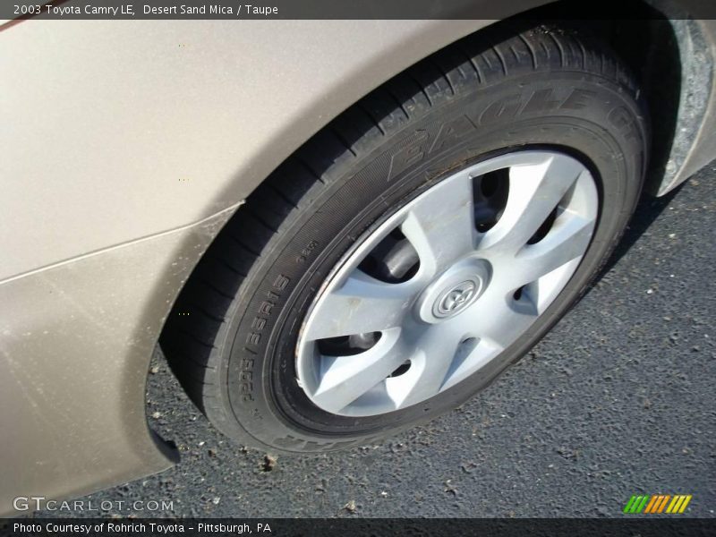 Desert Sand Mica / Taupe 2003 Toyota Camry LE