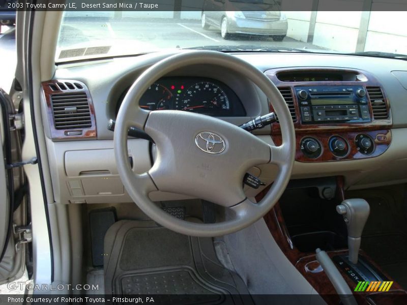 Desert Sand Mica / Taupe 2003 Toyota Camry LE
