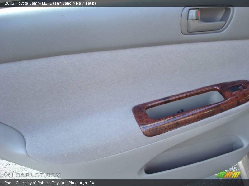 Desert Sand Mica / Taupe 2003 Toyota Camry LE