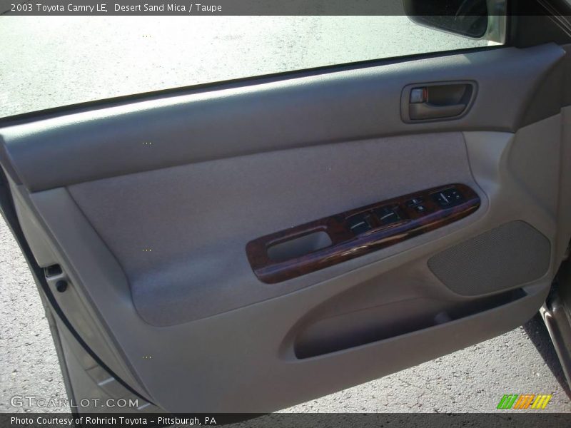 Desert Sand Mica / Taupe 2003 Toyota Camry LE