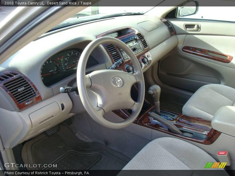 Desert Sand Mica / Taupe 2003 Toyota Camry LE