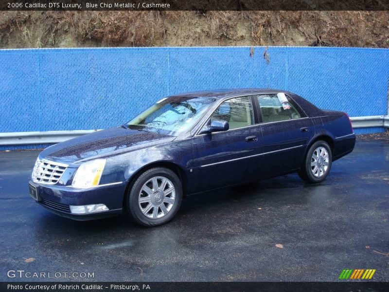 Blue Chip Metallic / Cashmere 2006 Cadillac DTS Luxury