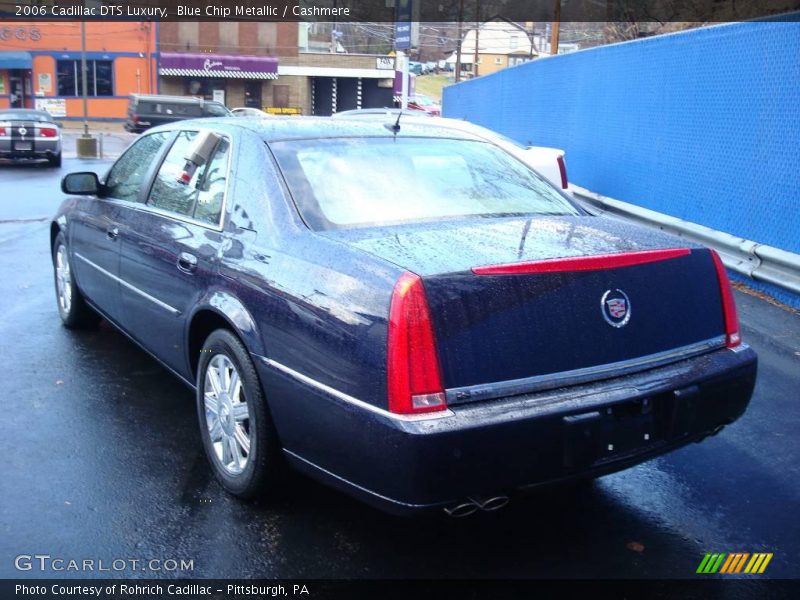 Blue Chip Metallic / Cashmere 2006 Cadillac DTS Luxury