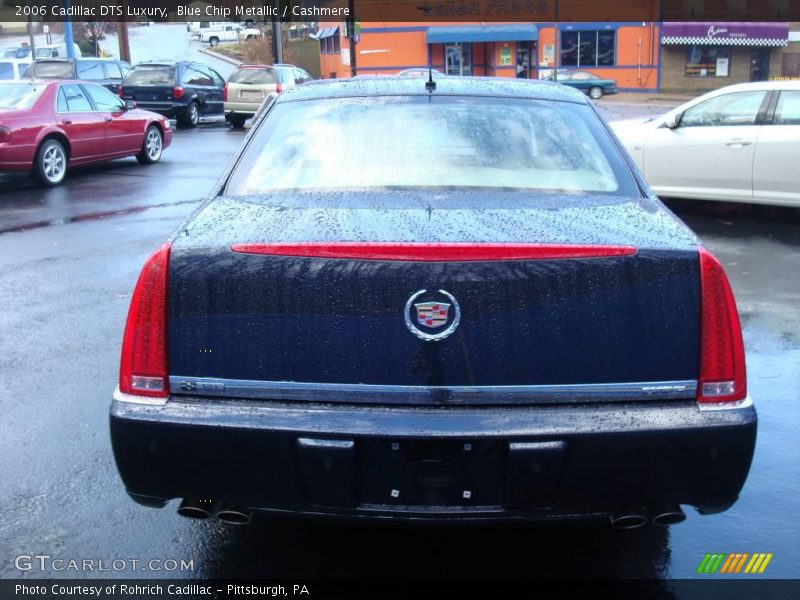 Blue Chip Metallic / Cashmere 2006 Cadillac DTS Luxury