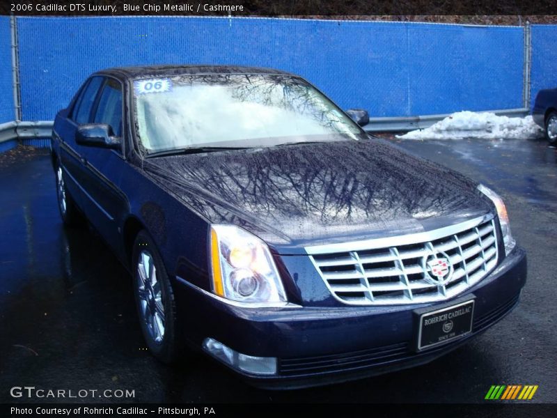 Blue Chip Metallic / Cashmere 2006 Cadillac DTS Luxury