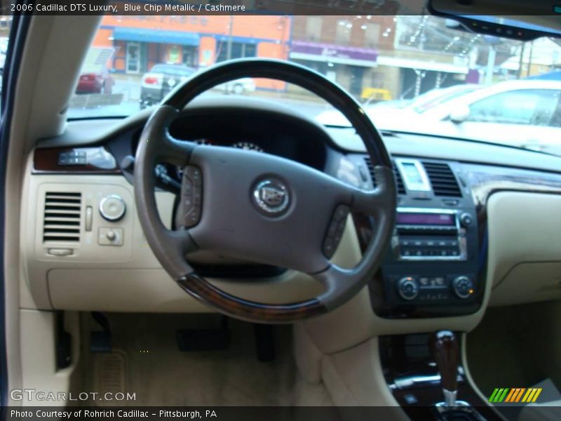 Blue Chip Metallic / Cashmere 2006 Cadillac DTS Luxury