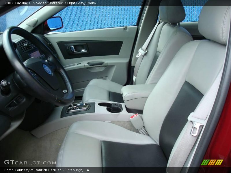 Infrared / Light Gray/Ebony 2007 Cadillac CTS Sedan