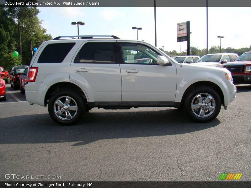 White Suede / Camel 2010 Ford Escape Limited V6