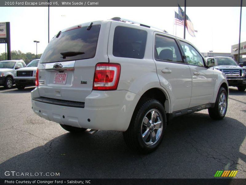 White Suede / Camel 2010 Ford Escape Limited V6