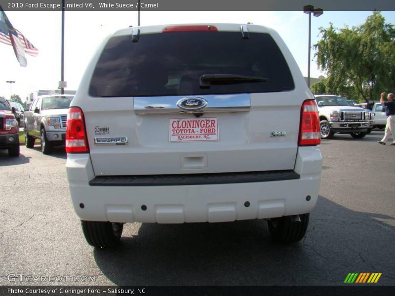 White Suede / Camel 2010 Ford Escape Limited V6
