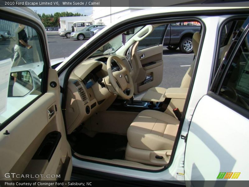 White Suede / Camel 2010 Ford Escape Limited V6