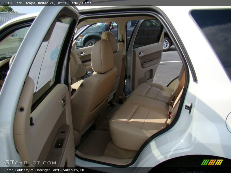 White Suede / Camel 2010 Ford Escape Limited V6