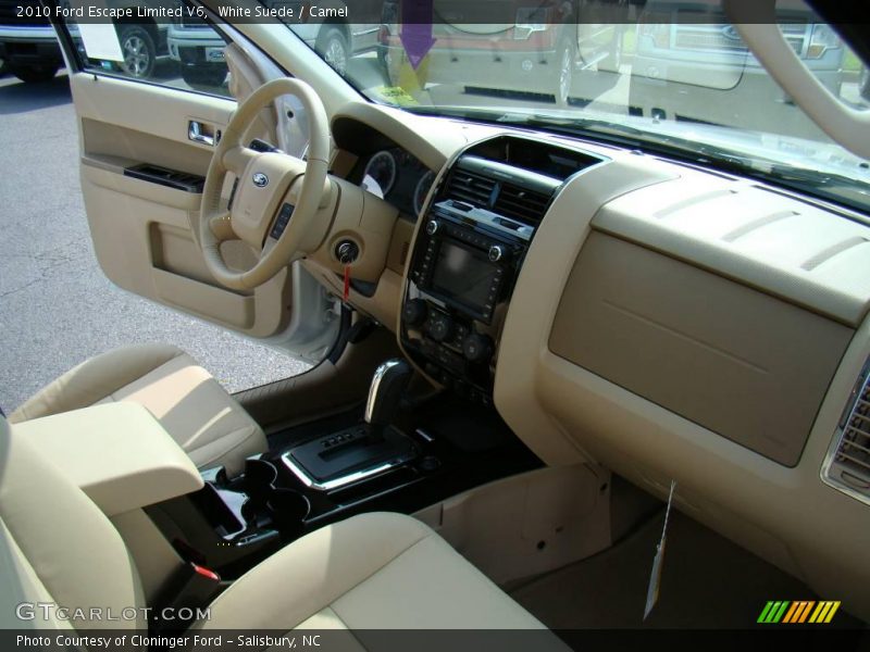 White Suede / Camel 2010 Ford Escape Limited V6