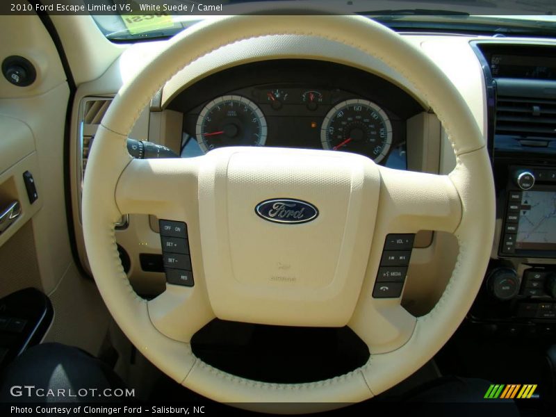White Suede / Camel 2010 Ford Escape Limited V6