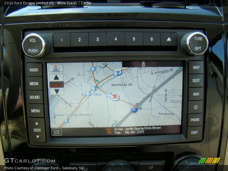 White Suede / Camel 2010 Ford Escape Limited V6