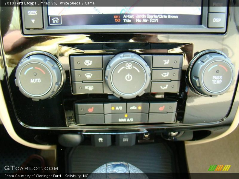 White Suede / Camel 2010 Ford Escape Limited V6