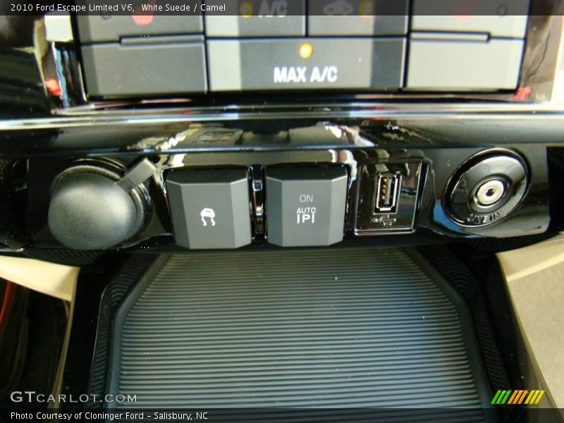 White Suede / Camel 2010 Ford Escape Limited V6