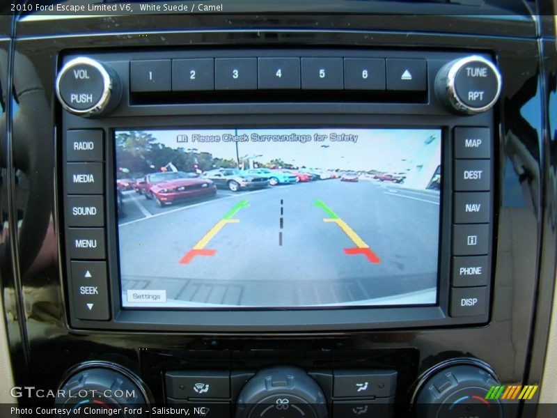 White Suede / Camel 2010 Ford Escape Limited V6