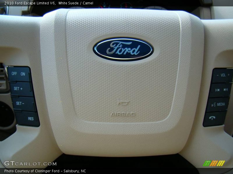 White Suede / Camel 2010 Ford Escape Limited V6