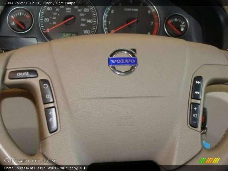 Black / Light Taupe 2004 Volvo S80 2.5T