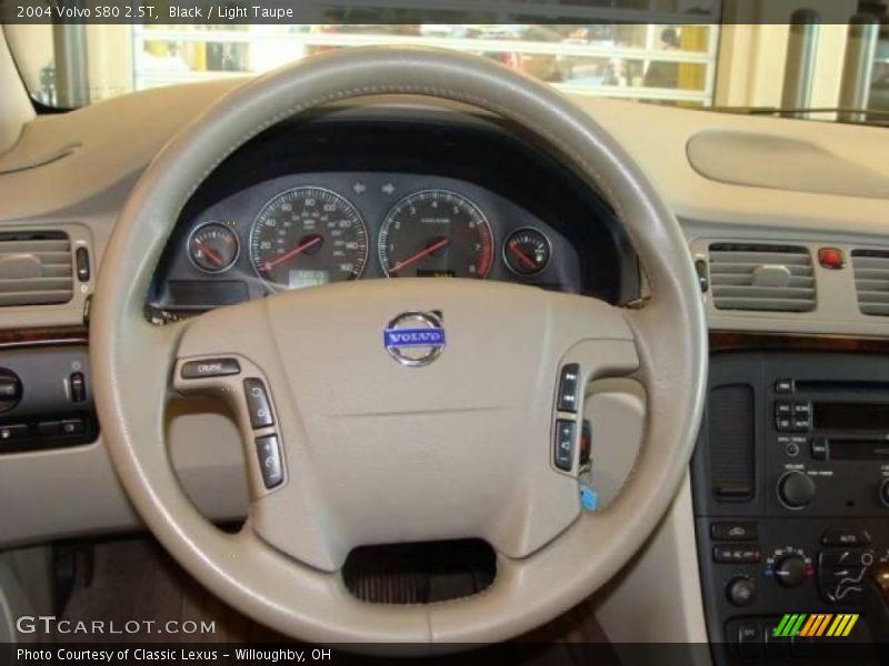 Black / Light Taupe 2004 Volvo S80 2.5T