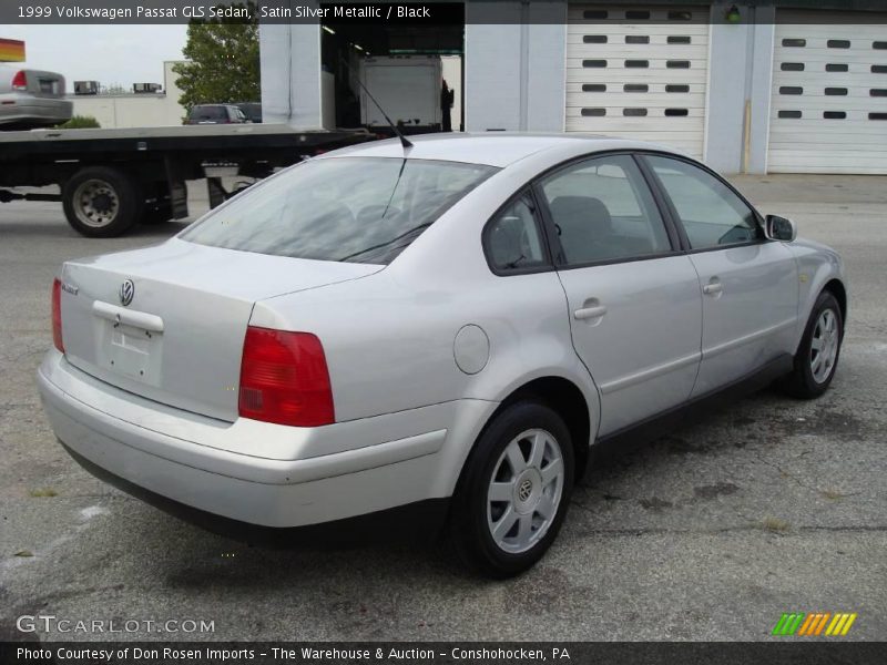 Satin Silver Metallic / Black 1999 Volkswagen Passat GLS Sedan