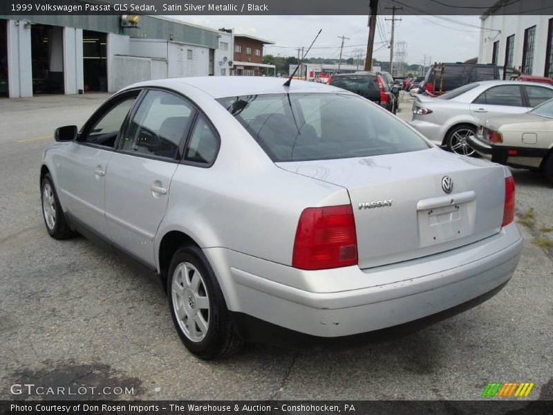 Satin Silver Metallic / Black 1999 Volkswagen Passat GLS Sedan