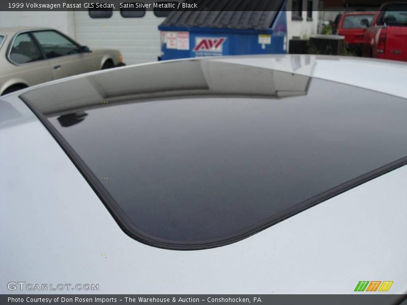 Satin Silver Metallic / Black 1999 Volkswagen Passat GLS Sedan