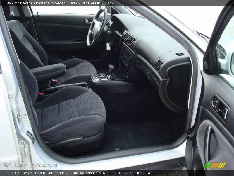 Satin Silver Metallic / Black 1999 Volkswagen Passat GLS Sedan