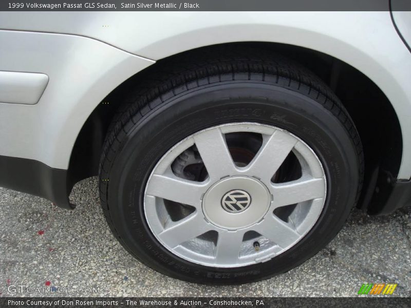 Satin Silver Metallic / Black 1999 Volkswagen Passat GLS Sedan