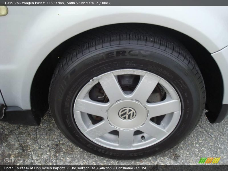 Satin Silver Metallic / Black 1999 Volkswagen Passat GLS Sedan