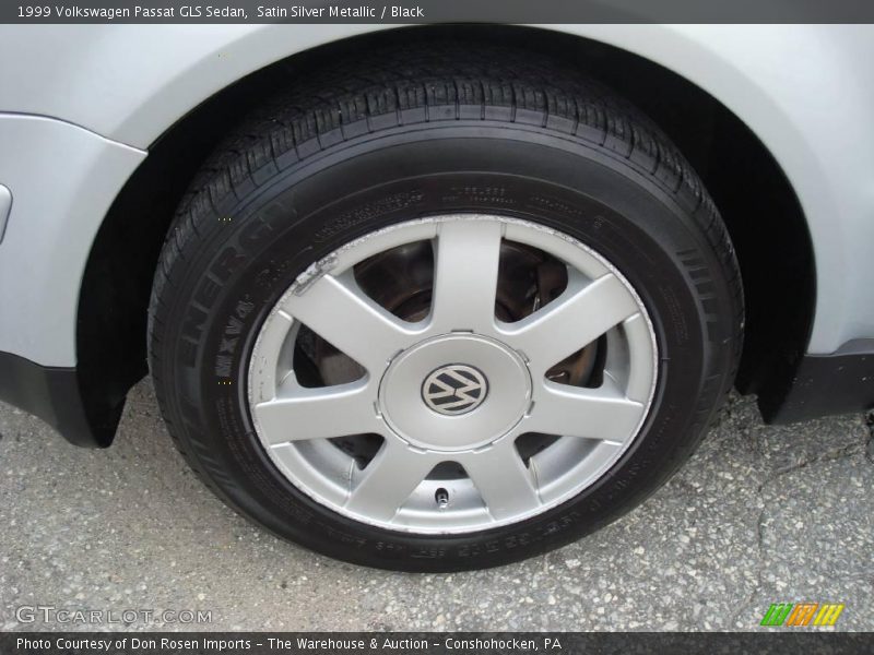 Satin Silver Metallic / Black 1999 Volkswagen Passat GLS Sedan