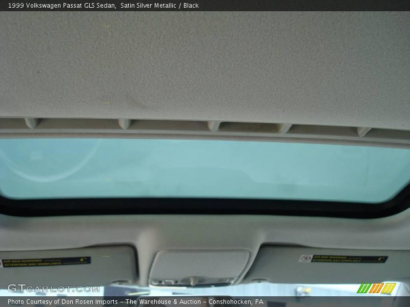 Satin Silver Metallic / Black 1999 Volkswagen Passat GLS Sedan