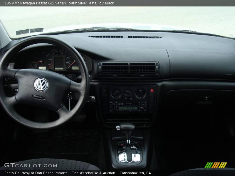 Satin Silver Metallic / Black 1999 Volkswagen Passat GLS Sedan