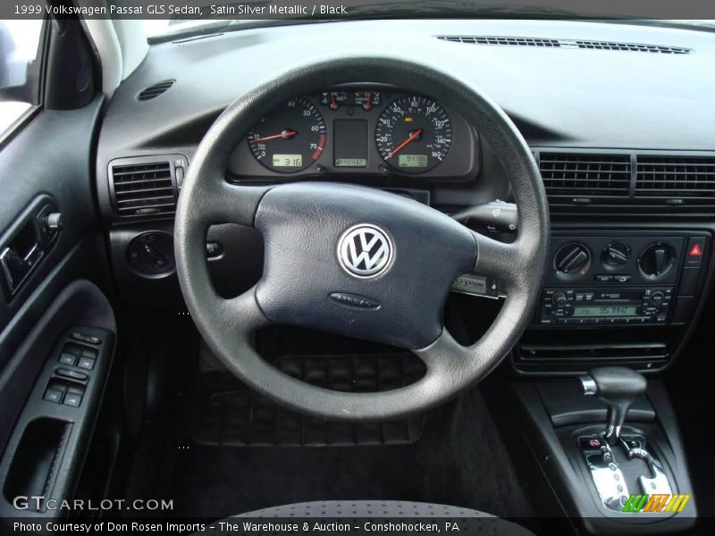 Satin Silver Metallic / Black 1999 Volkswagen Passat GLS Sedan