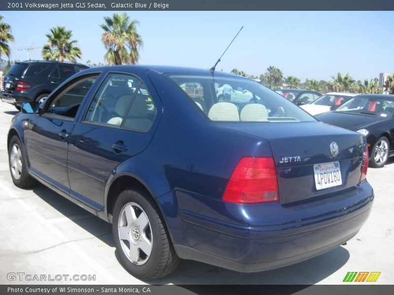 Galactic Blue / Beige 2001 Volkswagen Jetta GLS Sedan