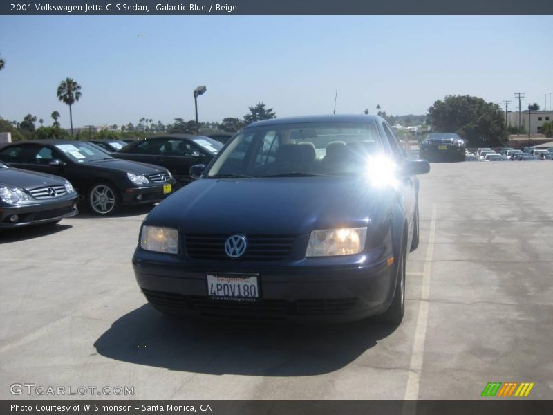 Galactic Blue / Beige 2001 Volkswagen Jetta GLS Sedan
