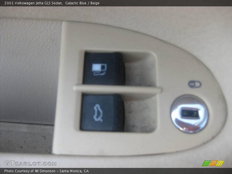 Galactic Blue / Beige 2001 Volkswagen Jetta GLS Sedan